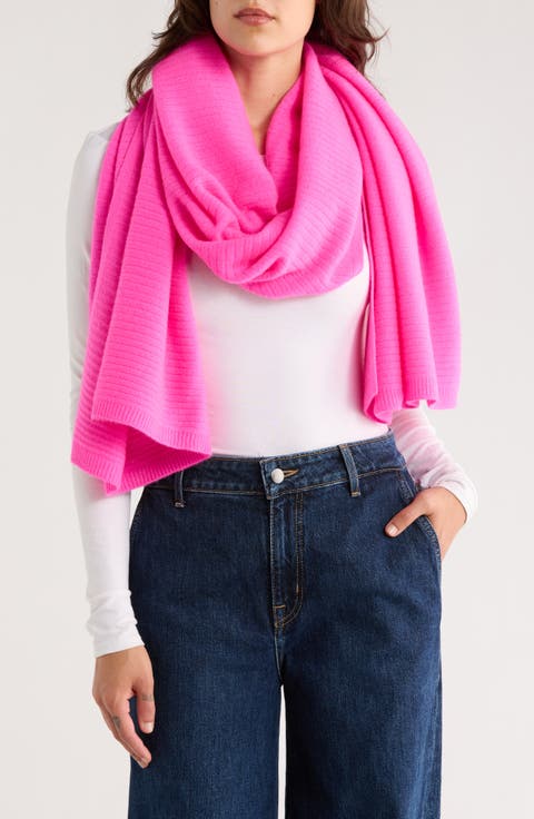 Cashmere Rib Scarf