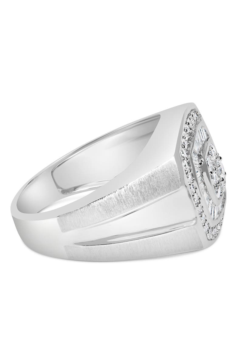 Haus of Brilliance 14K White Gold Men's Diamond Band Ring, Alternate, color, White
