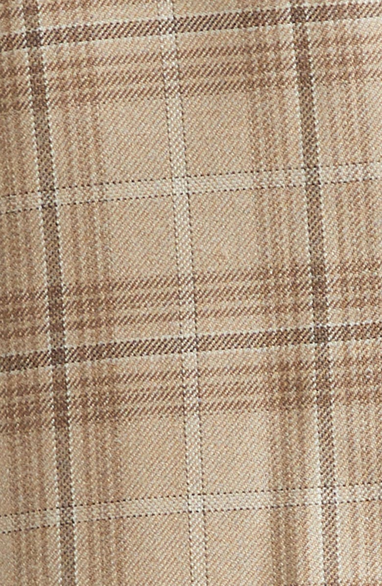 ISAIA Domenico Plaid Silk & Cashmere Sport Coat, Alternate, color, Light Beige