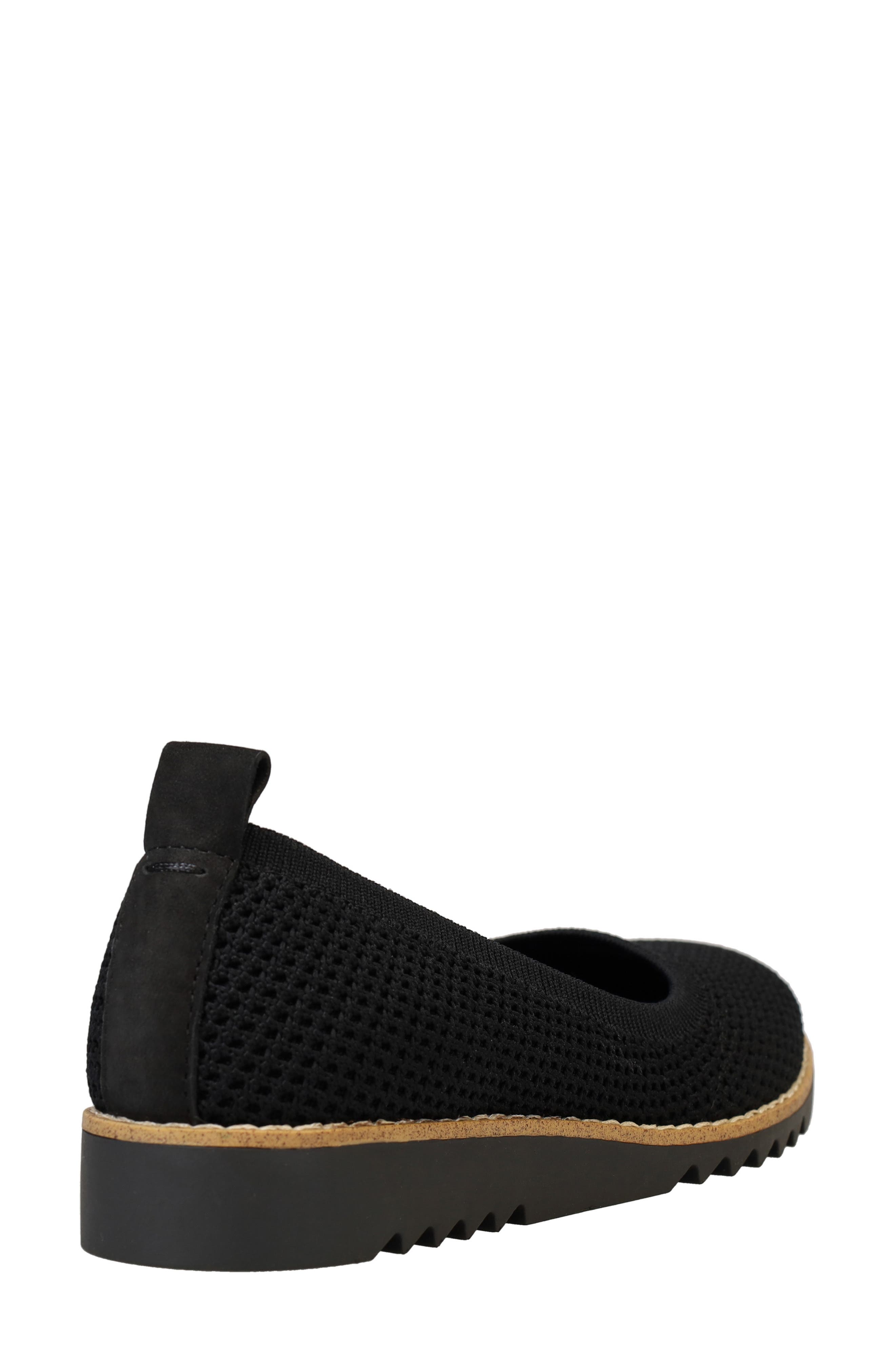 Eileen Fisher Etta Slip-On Flat, Alternate, color, Black
