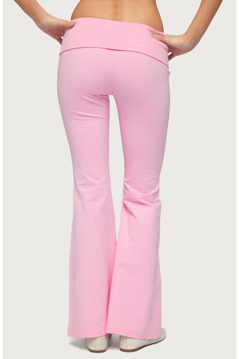Naomi Foldover Flare Pants, Alternate, color, LIGHT-PINK