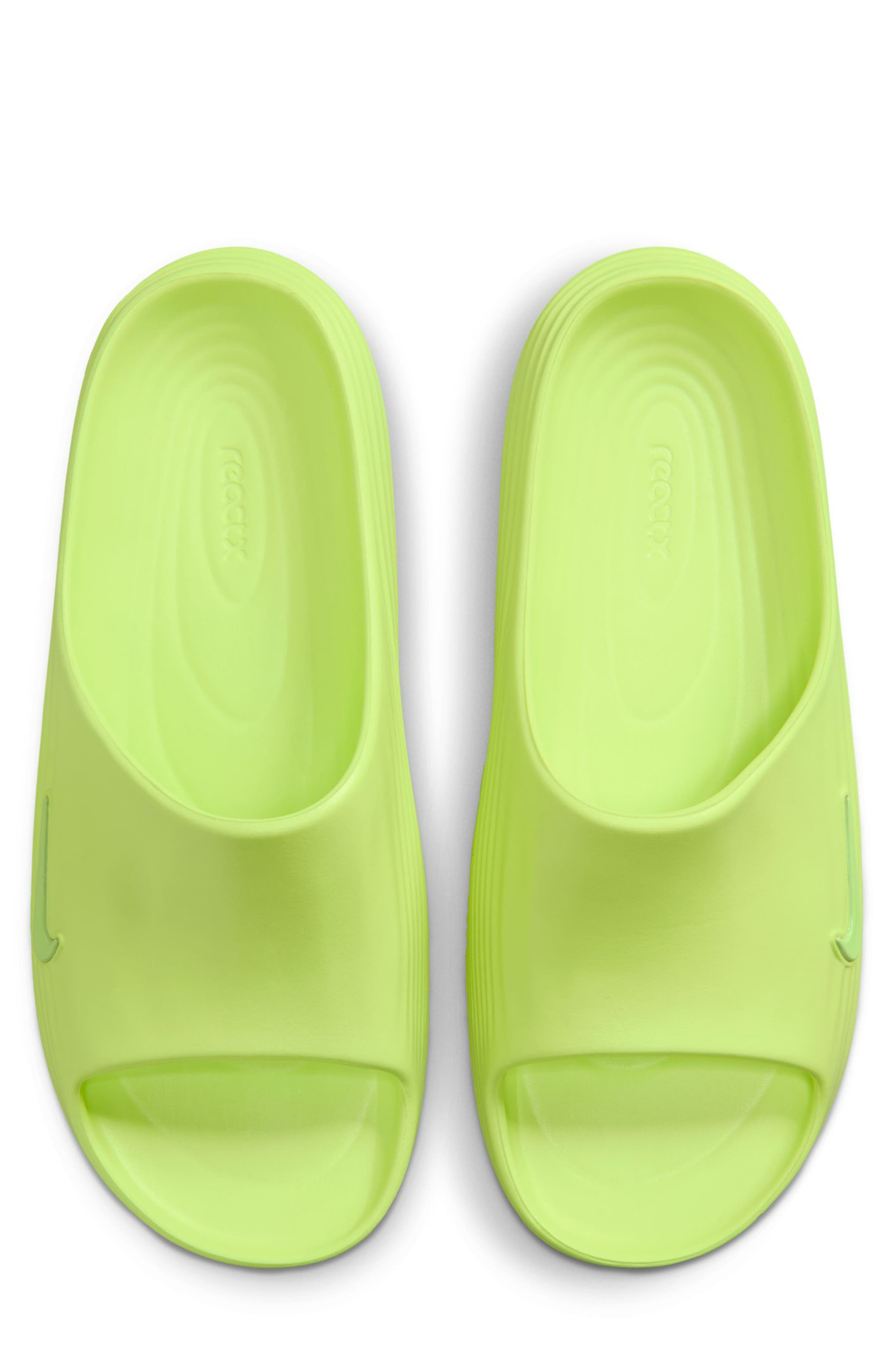 Nike ReactX Rejuven8 Slide, Alternate, color, Volt Ice/ Volt Ice