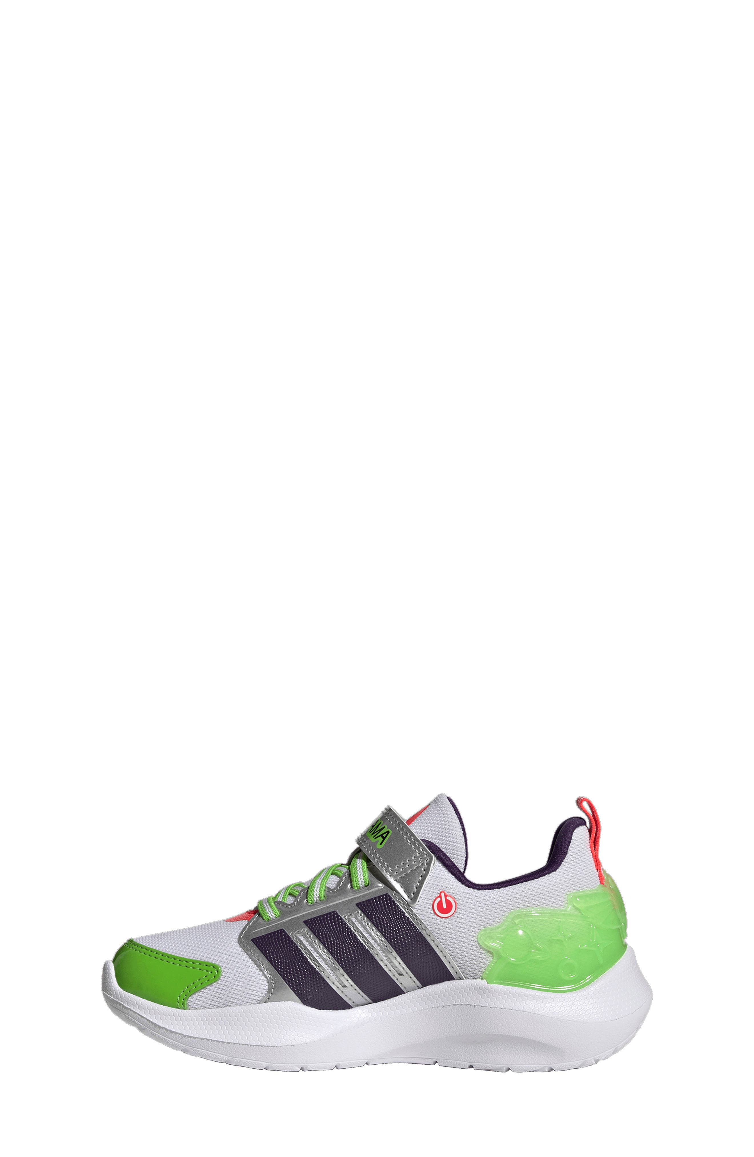 Kids' Lightorama Runner Buzz Sneaker, Alternate, color, WHITE/ VIOLET/ LUCID RED