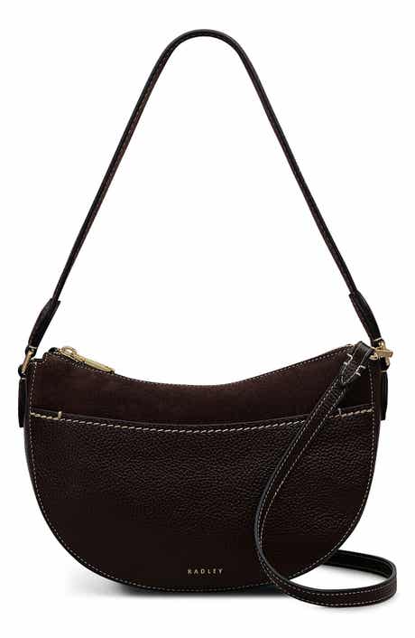 Radley Portland Way Small Zip Top Leather Shoulder Bag