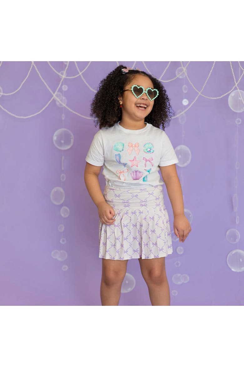 Lavender Bow Trellis Athletic Skort, Alternate, color, Lavender
