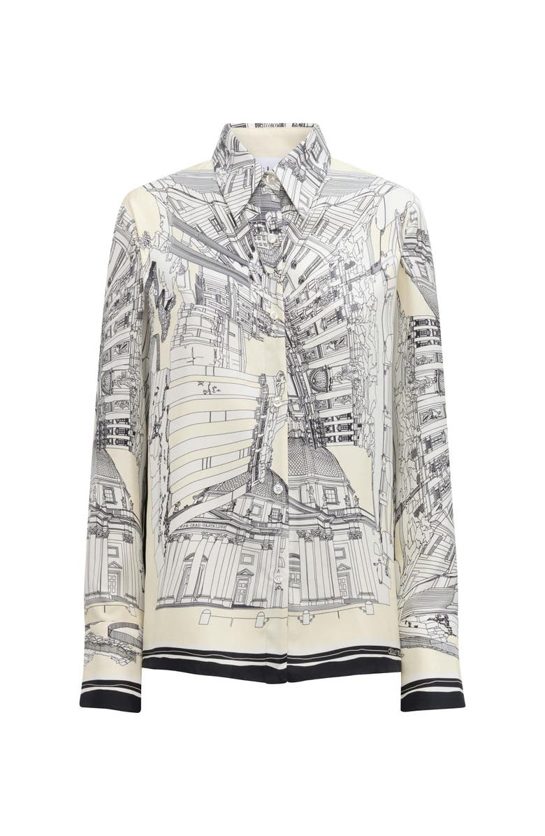 Callas Milano CAMERON Rome scarf shirt White, Main, color, White