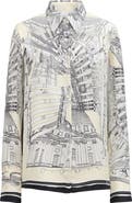 Callas Milano CAMERON Rome scarf shirt White