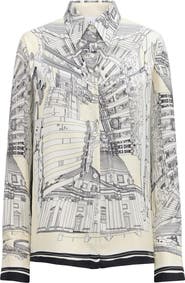 Callas Milano CAMERON Rome scarf shirt White