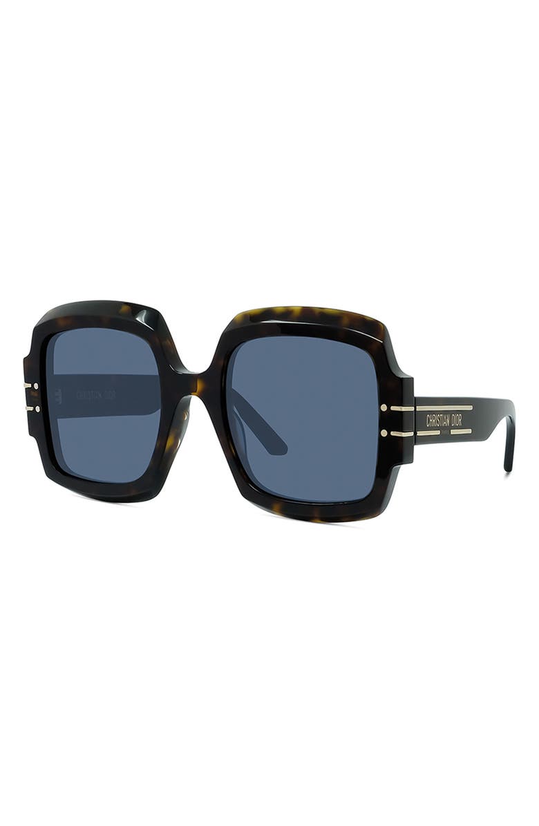 DIOR 'DiorSignature S1U 55mm Butterfly Sunglasses, Alternate, color,