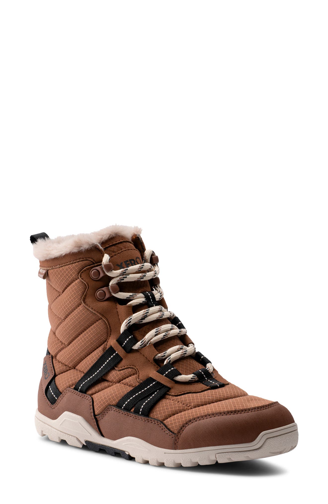 XERO SHOES Alpine Faux-Fur Trim Boot, Main, color, 