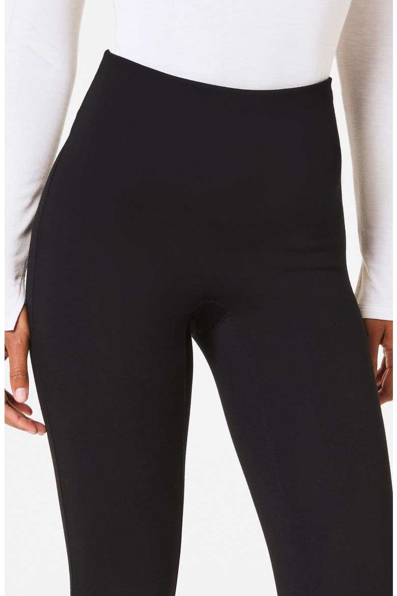 SPANXsupersmooth™ PerfectFit Ponte Stirrup Leggings, Alternate, color, CLASSIC BLACK