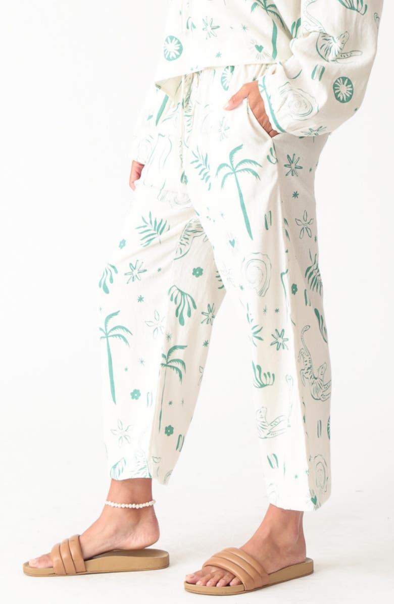 Electric & Rose Sail Print Wide Leg Pants, Alternate, color,