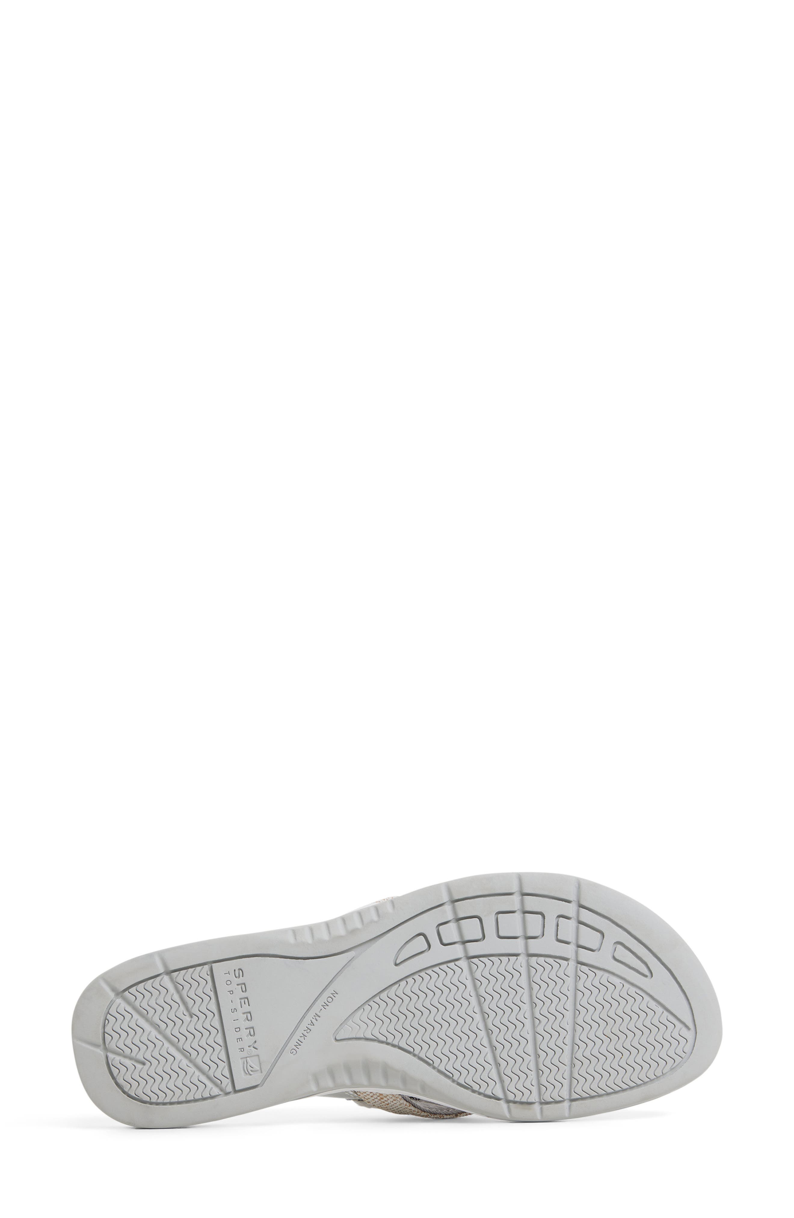 Sperry Sable Fish Flip Flop, Alternate, color, Silver