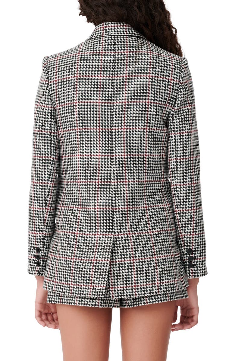 maje Double Breasted Suit Blazer, Alternate, color, 