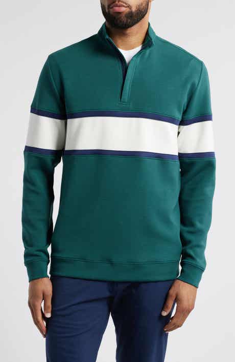 Owen Chest Stripe Golf Quarter Zip