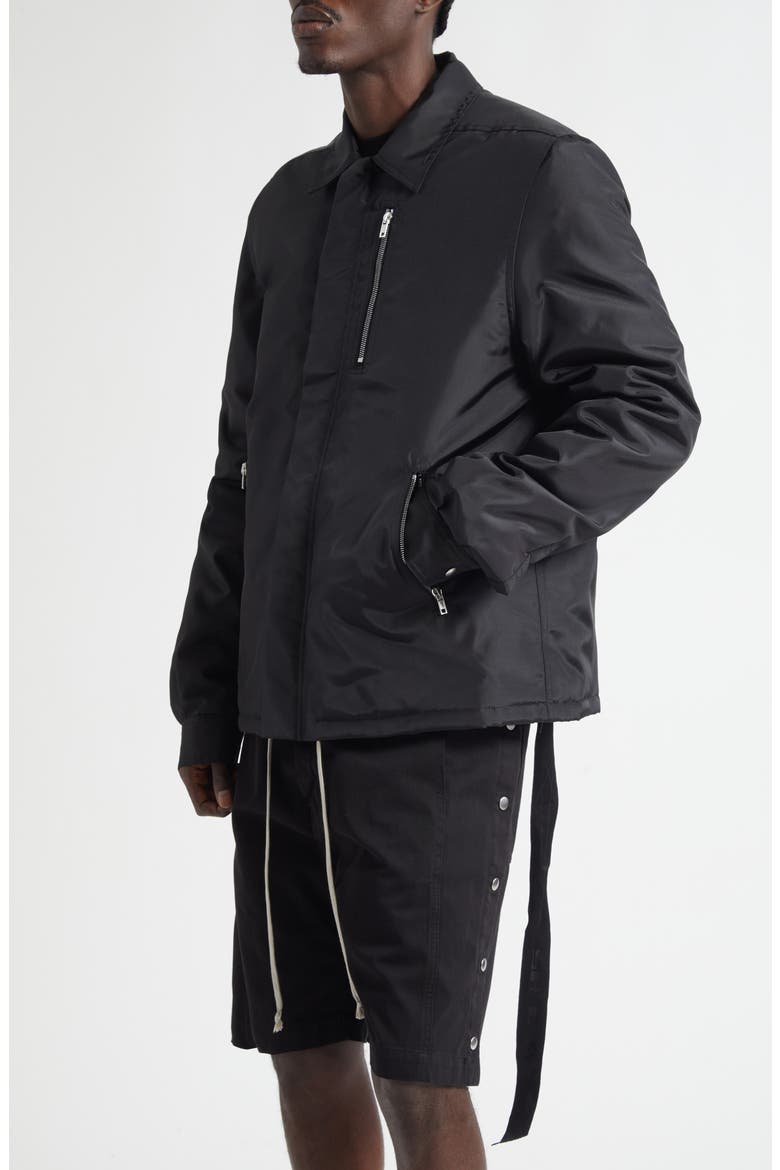 Concealed Zip Jacket, Alternate, color, BLACK