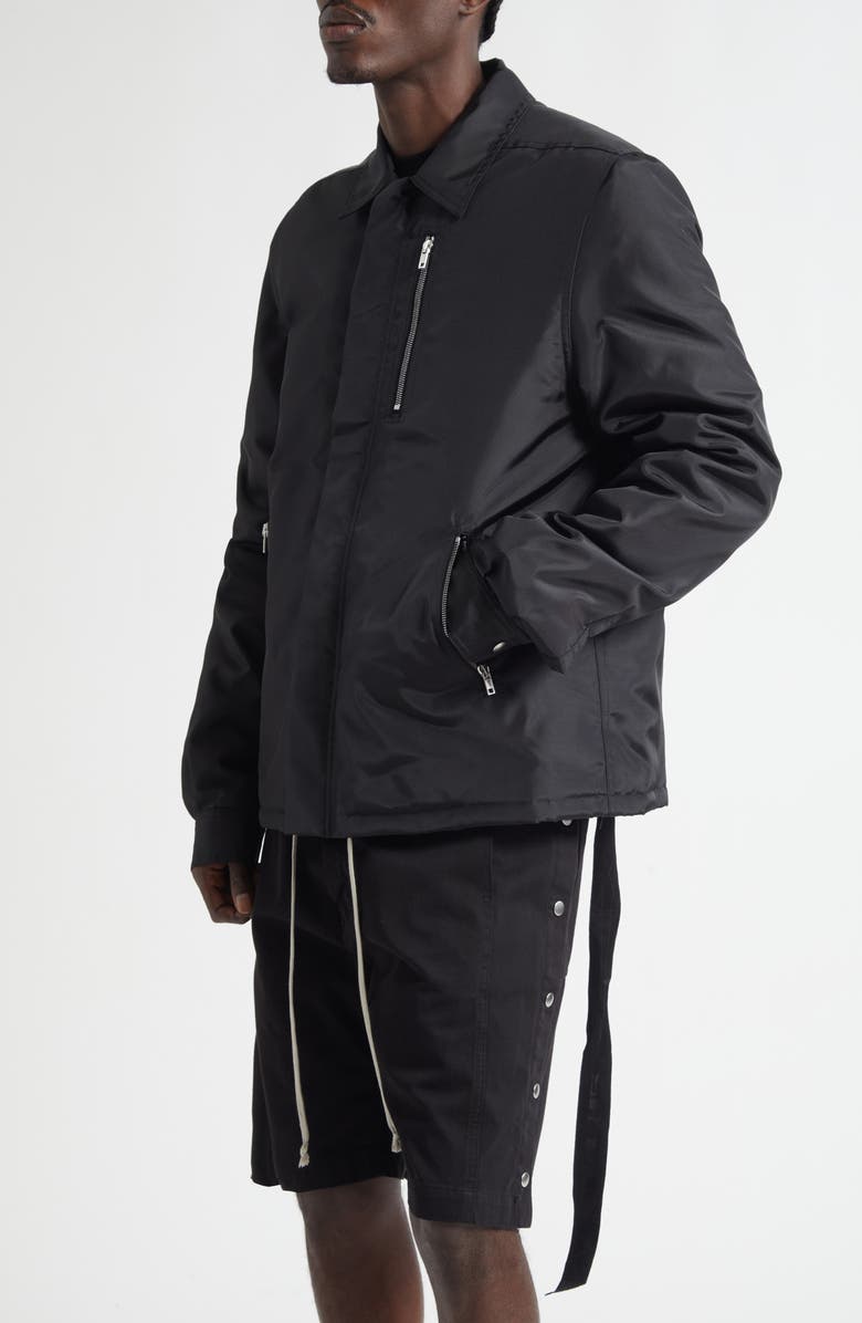Rick Owens DRKSHDW Concealed Zip Jacket, Alternate, color, Black