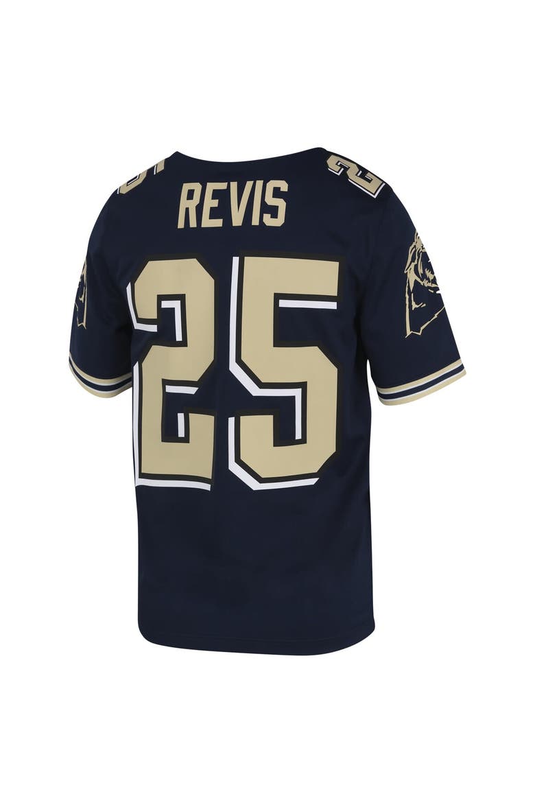Men's Nike Darrelle Revis Navy Pitt Panthers Replica Untouchable Jersey, Alternate, color, Navy