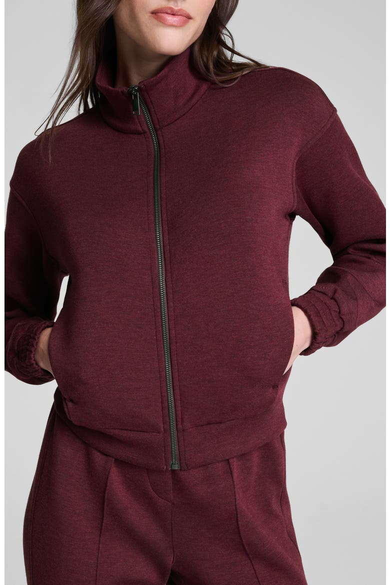 Brushed AirEssentials® Jacket, Main, color, CASSIS HEATHER
