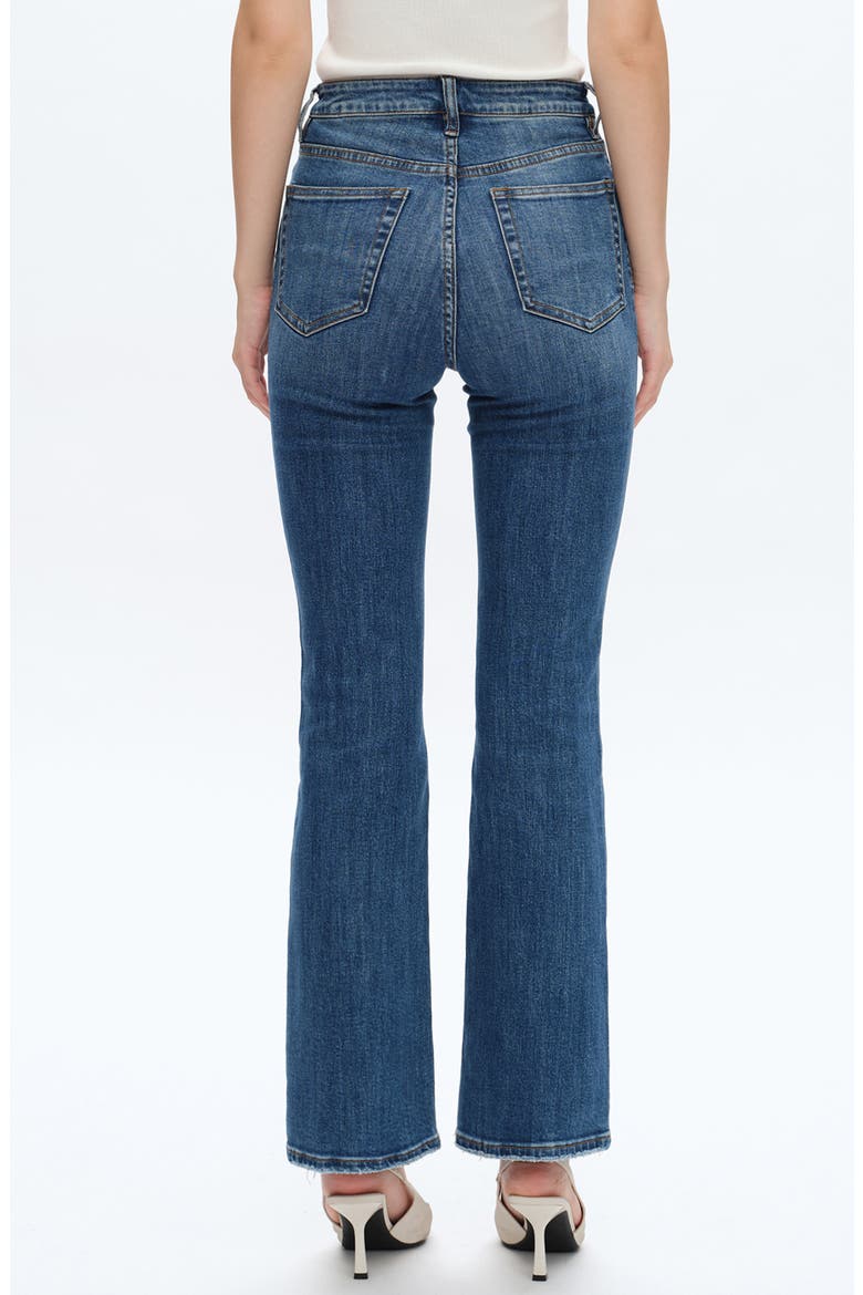 High Waist Bootcut Jeans, Alternate, color, MARINE