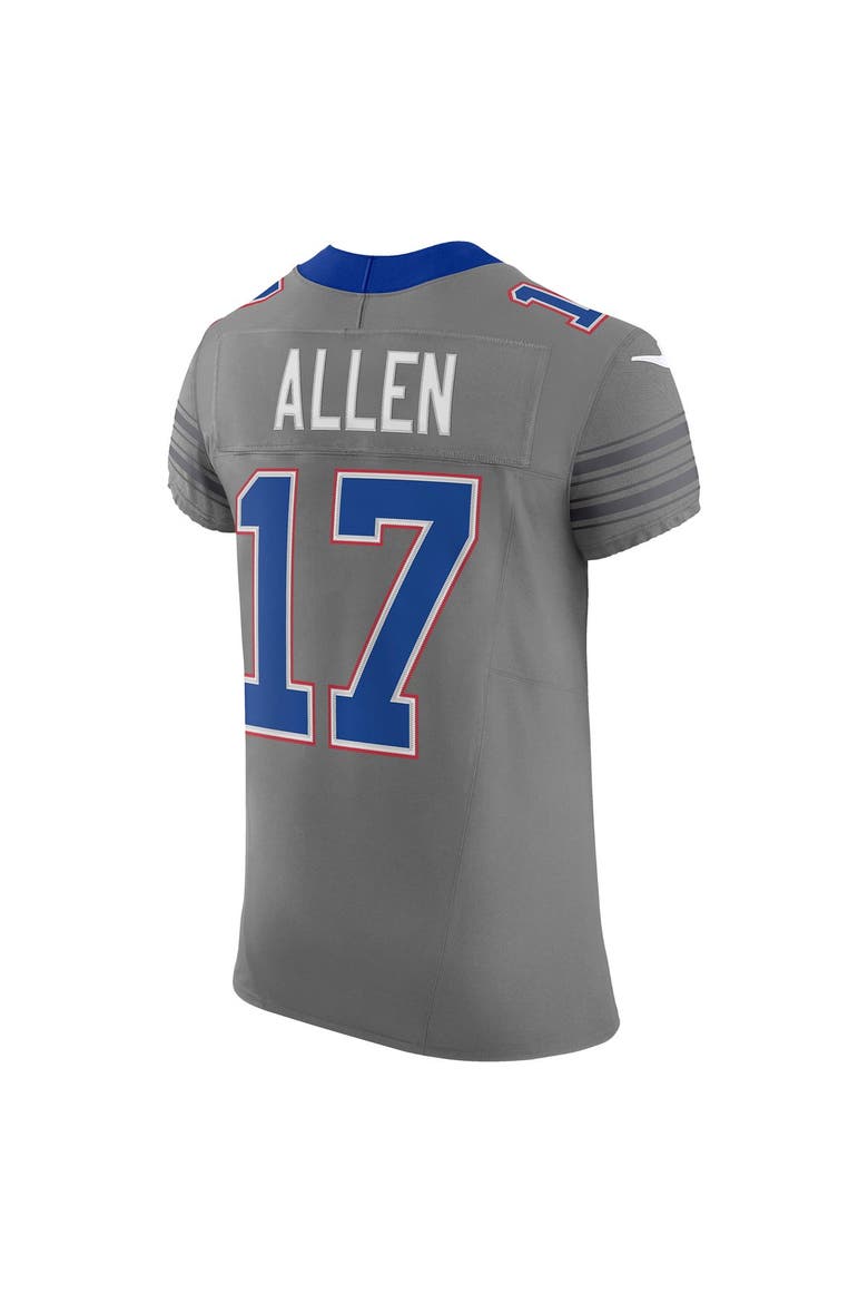 Men's Nike Josh Allen Gray Buffalo Bills Nickel City Vapor F.U.S.E. Elite Jersey, Alternate, color, Gray