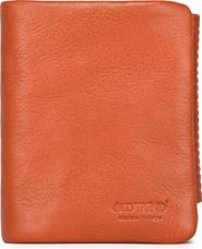 OLD TREND Clover Genuine Leather Slim Secure Trifold RFID Wallet