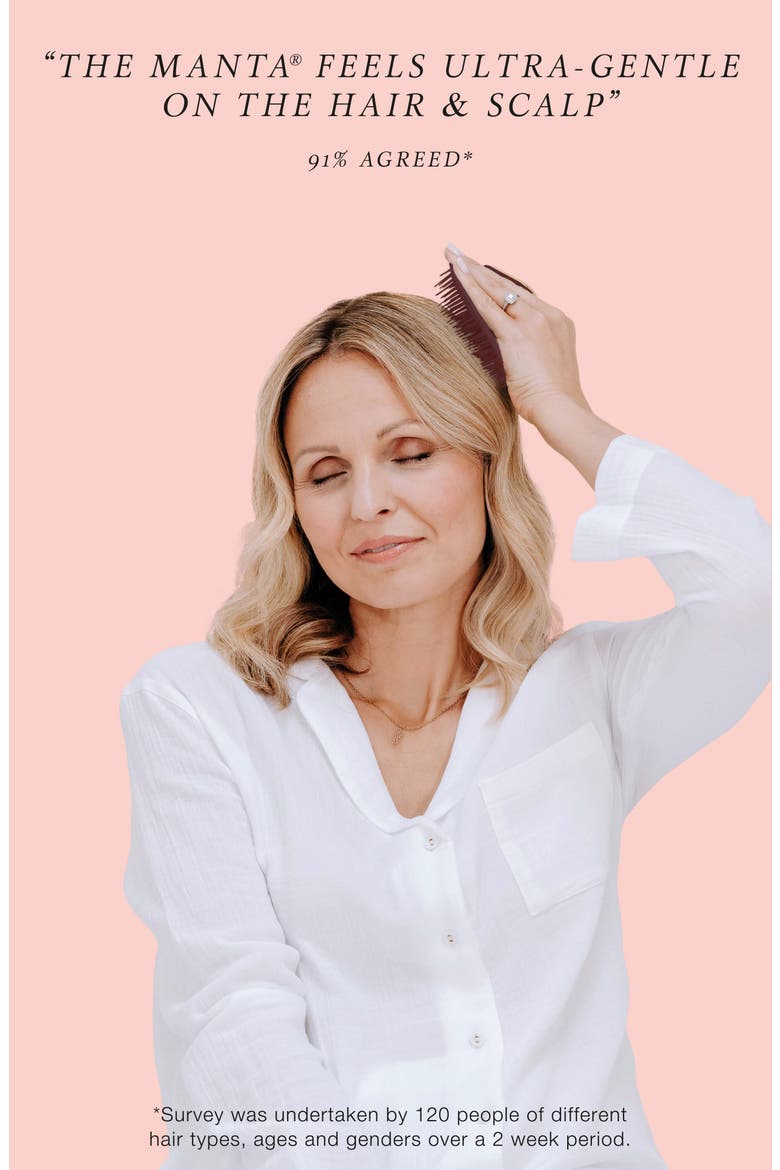 The Gentle Brush for Healthier Hair & Scalp, Alternate, color, WHITE