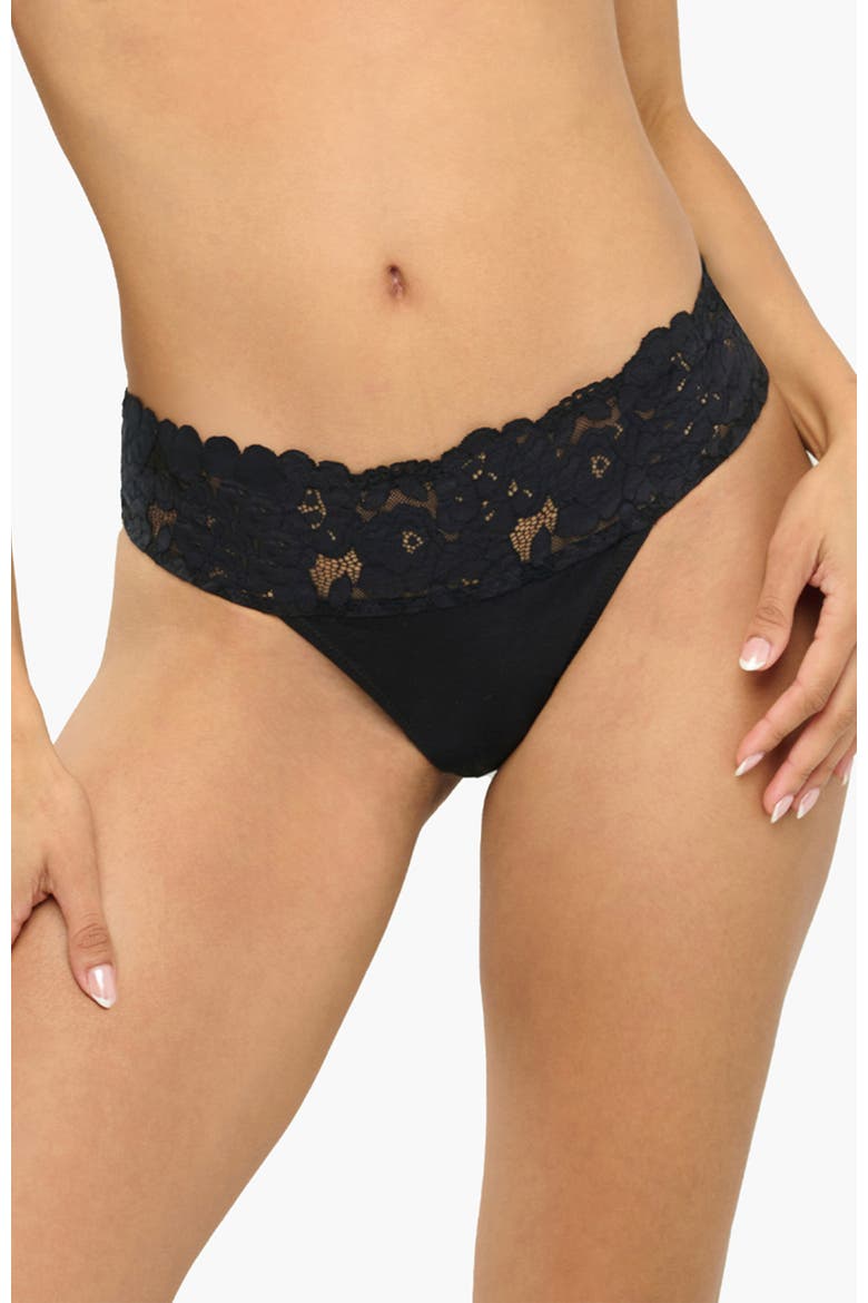 Romanza Thong, Main, color, Black