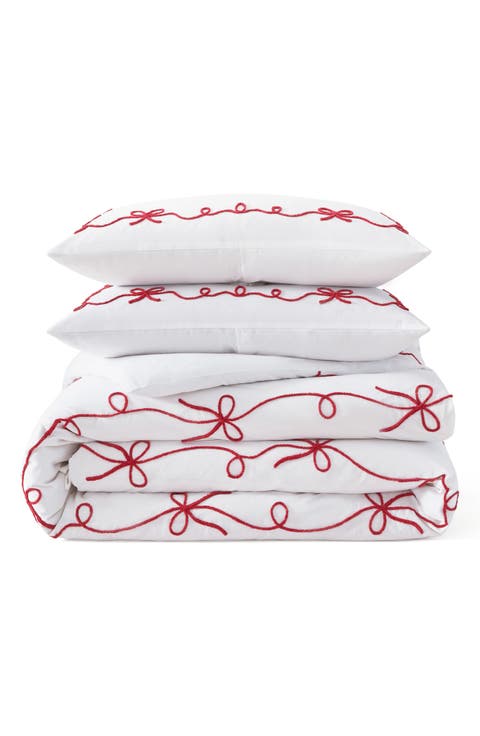 Sasha Bows Duvet Cover & Sham Set