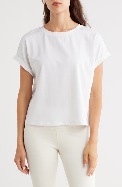 Metro Rolled Sleeve Top