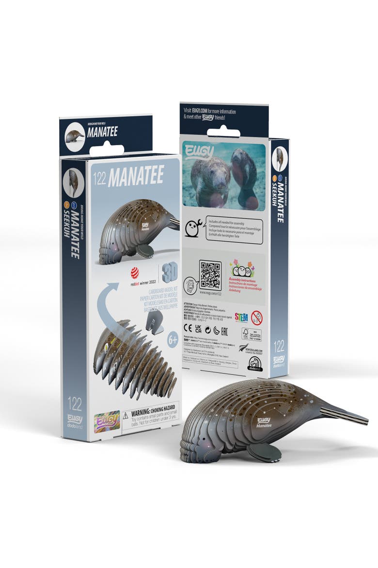 Manatee 3D Puzzle, Main, color, No Color