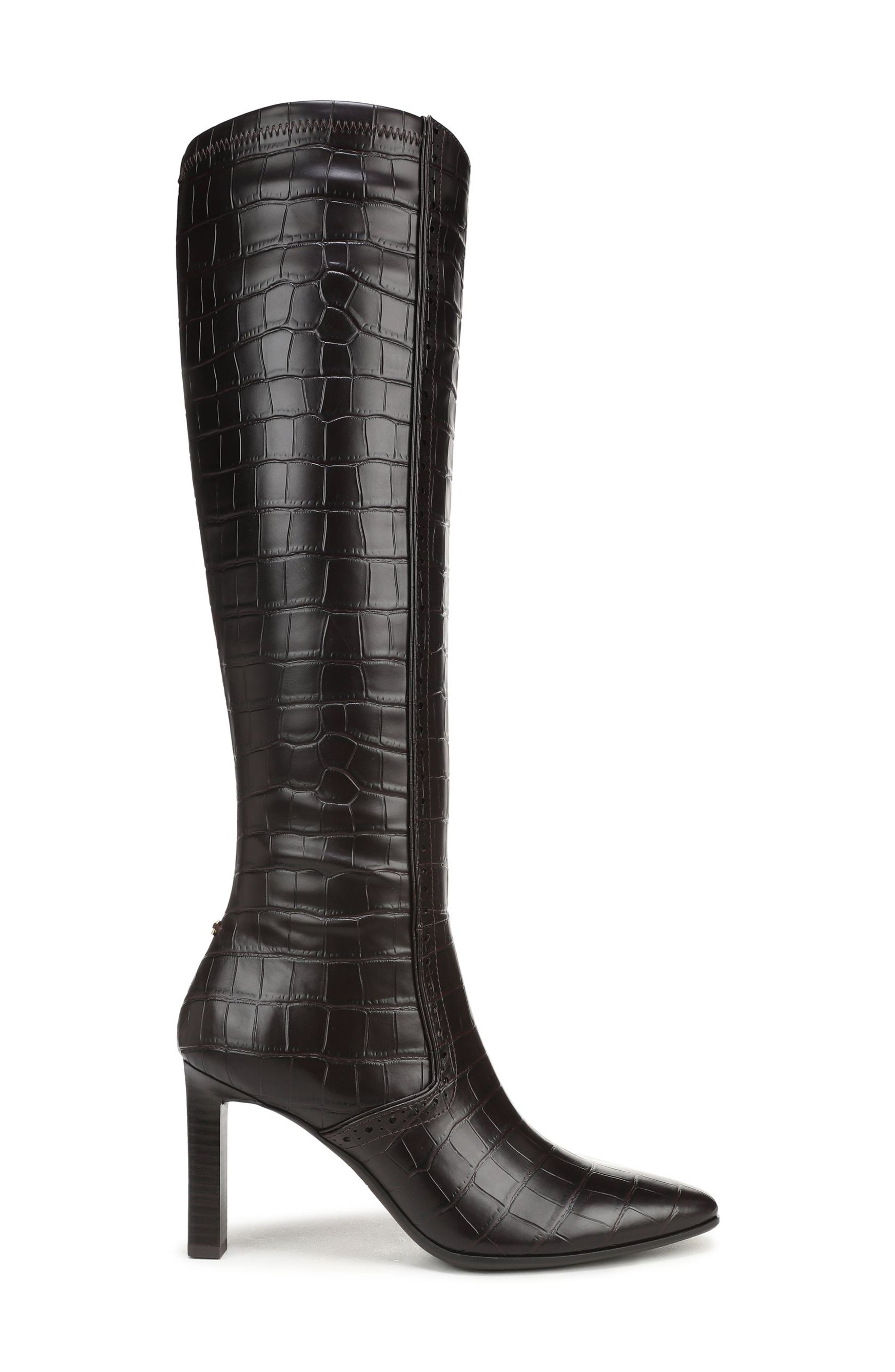 Damiana Knee High Boot, Alternate, color, BROWN