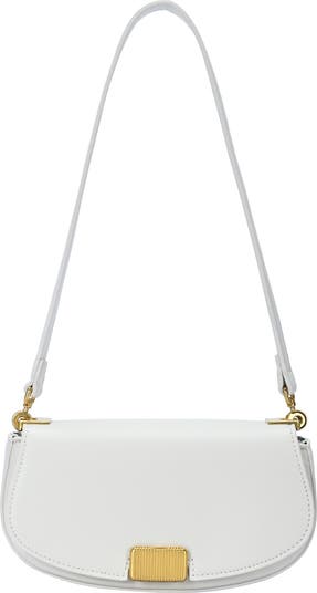 Rib Buckle Shoulder Bag