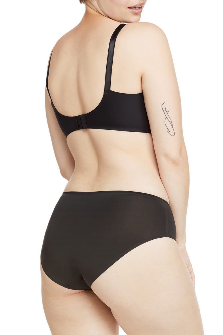 No Brainer 2-Pack Seamless Full Briefs, Main, color, TAP SHOE BLACK