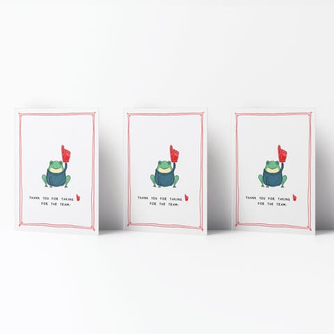 Thank You Greeting Card Pack Sets (3 ct) 1 For The Team