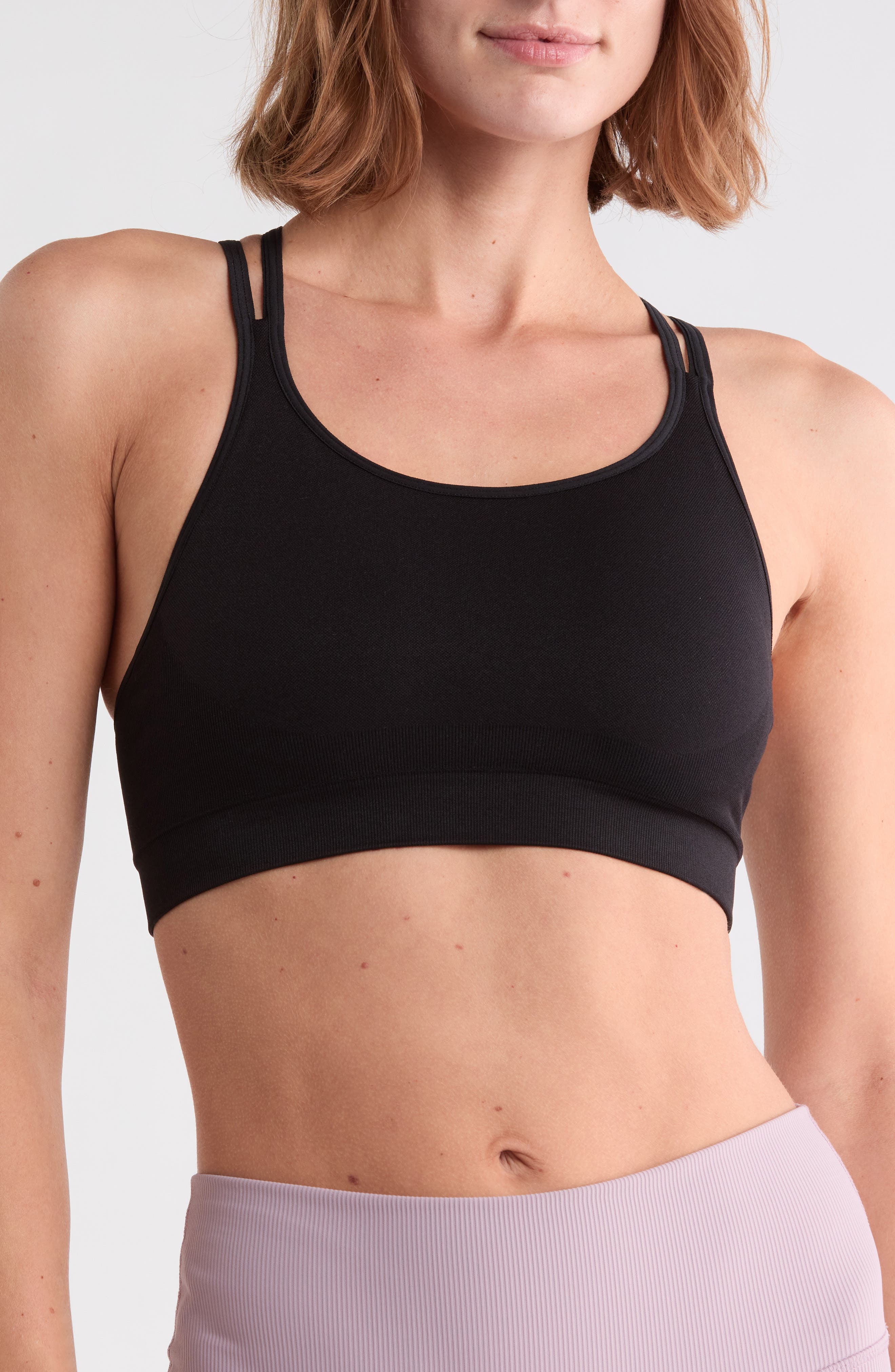 Seamless Strappy Sports Bra