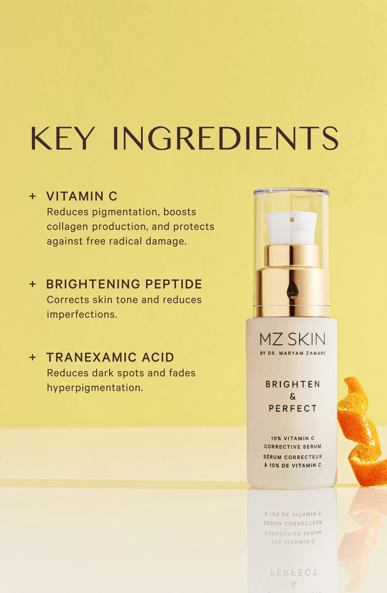 MZ Skin Brighten & Perfect 10% Vitamin C Corrective Serum, Alternate, color,