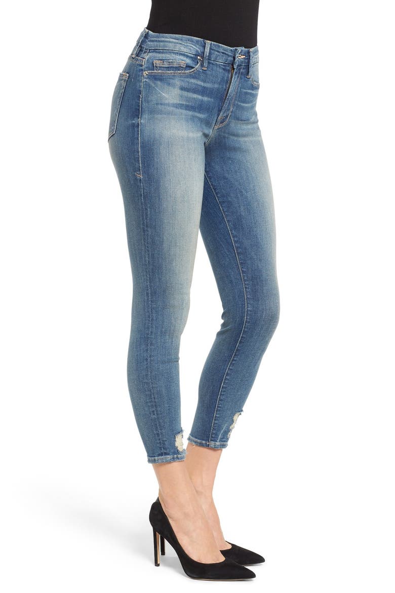 Good Legs High Rise Crop Skinny Jeans, Alternate, color, BLUE 010