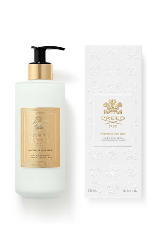 Creed Aventus For Her Hand & Body Lotion In Transparent