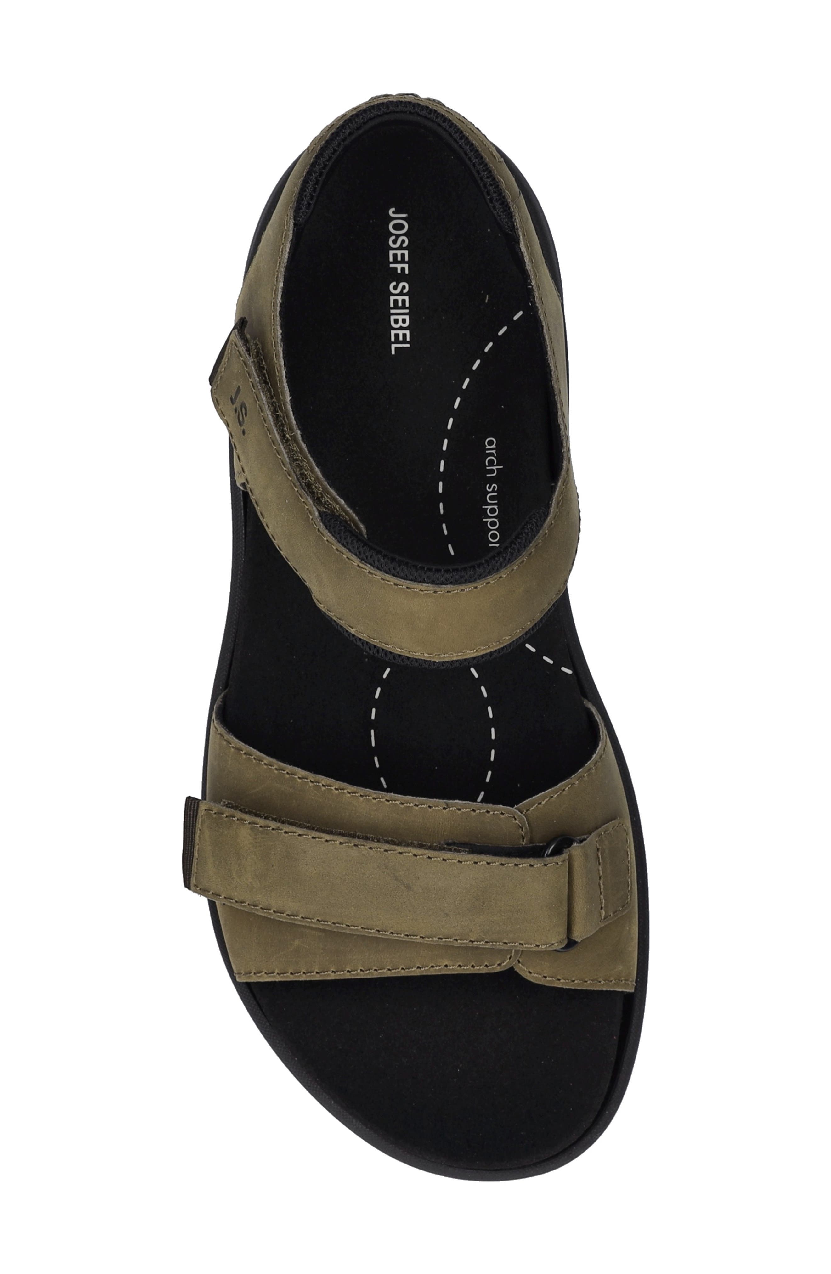 Emeric 10 Quarter Strap Sandal, Alternate, color, KHAKI