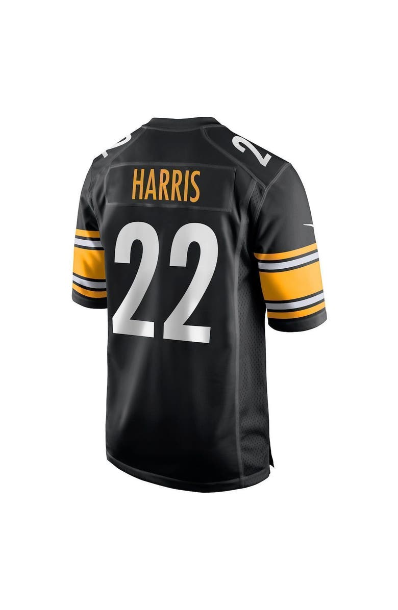 Nike Men's Nike Najee Harris Black Pittsburgh Steelers Game Jersey, Alternate, color, 