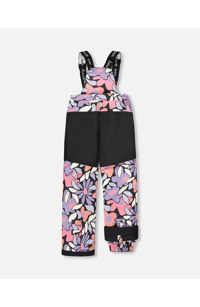 Deux par Deux Two-Piece Play Snowsuit Retro Flower, Alternate, color,