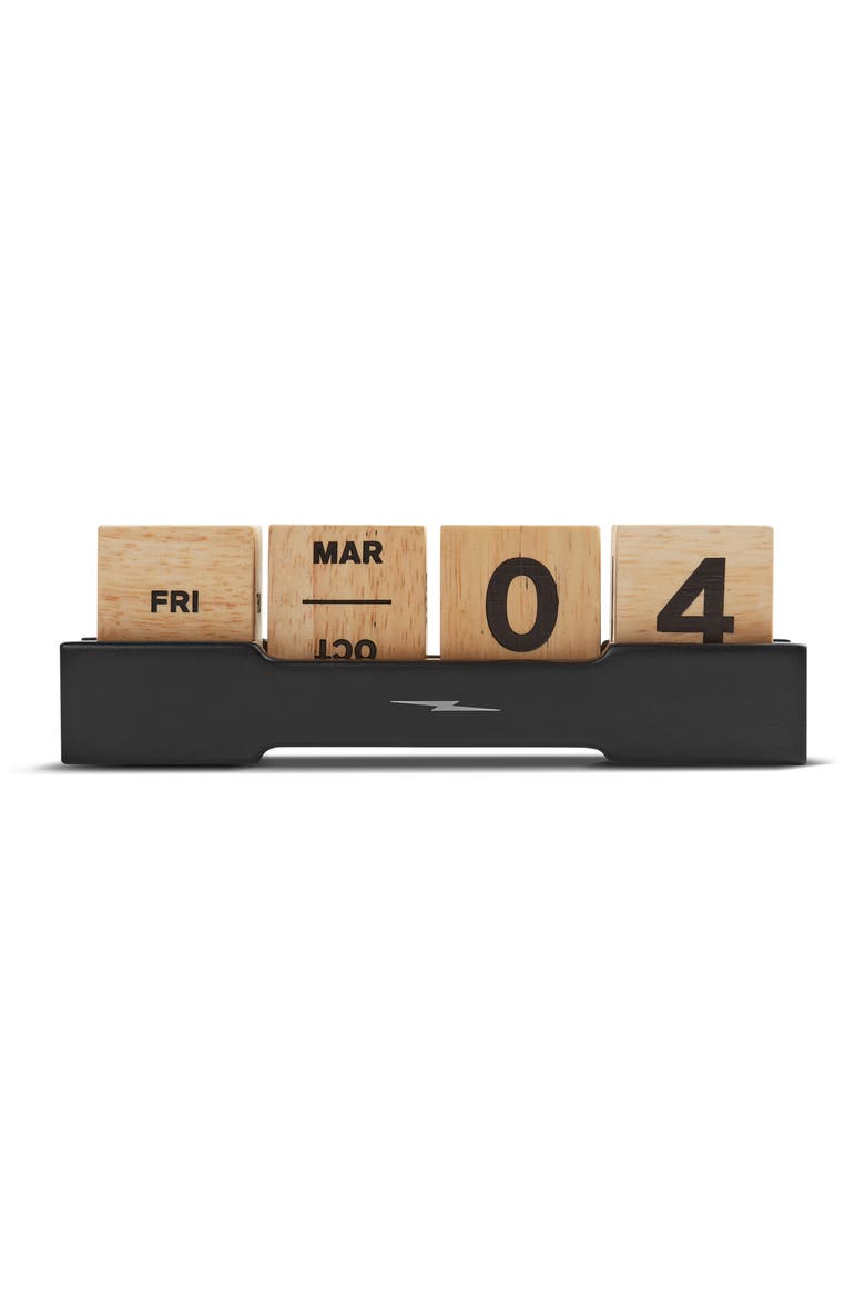 Desk Calendar, Alternate, color, OAK/ TAN