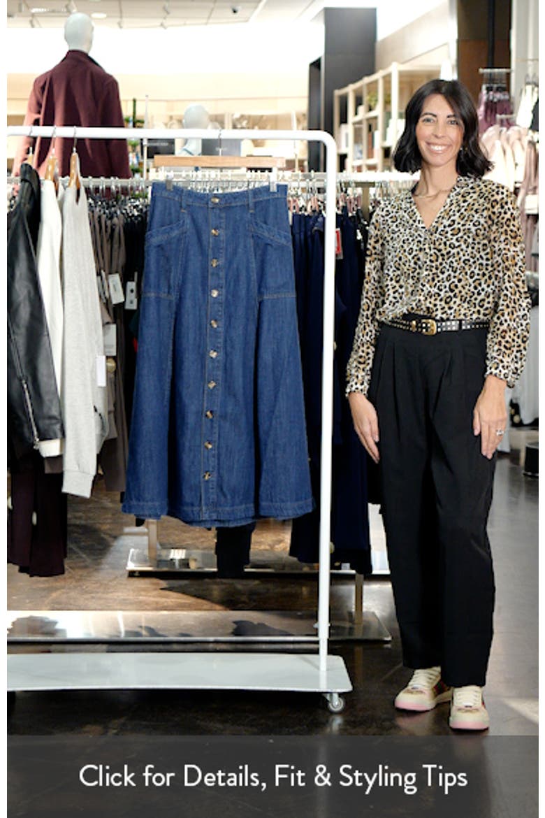 The Lila Denim Maxi Skirt video