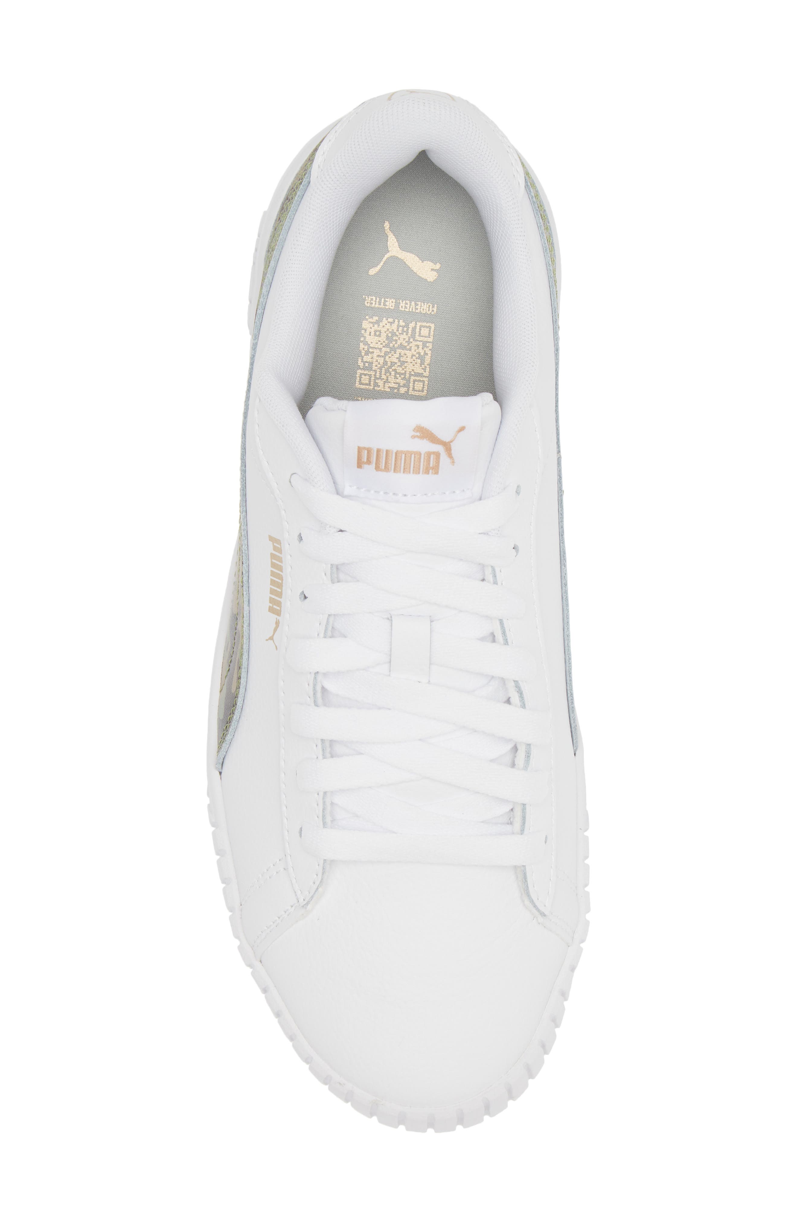 PUMA Crew 2.0 Camo Sneaker, Alternate, color, Puma White-Covert Green