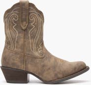 DURANGO Women's Distressed Shortie Western Boot