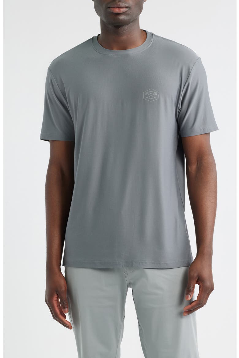 No Sweat Short Sleeve T-Shirt, Main, color, GREY