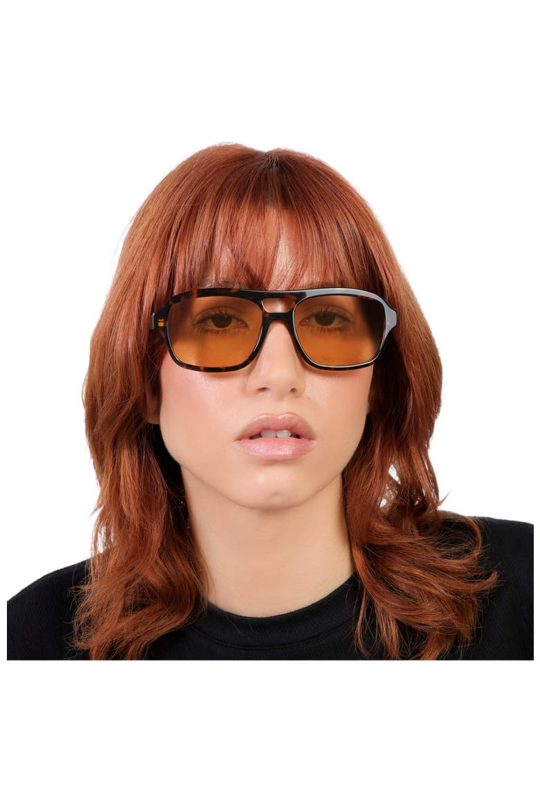 Morningside Sunglasses, Alternate, color, Tortoise / Yellow