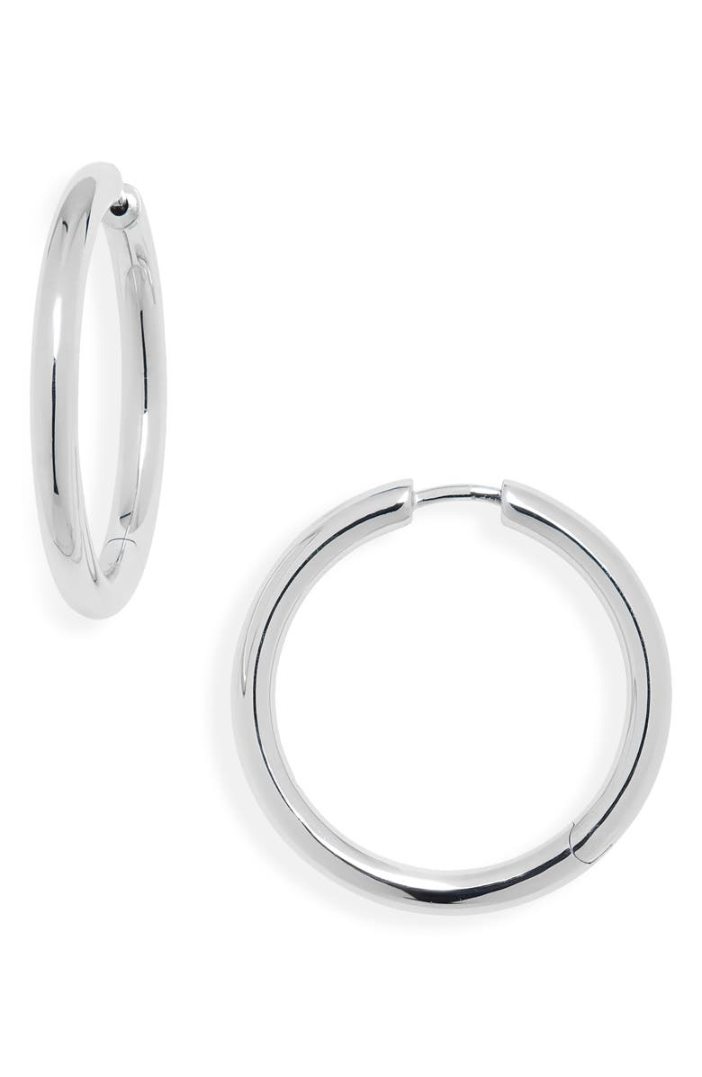 Tom Wood Large Classic Hoop Earrings, Main, color,