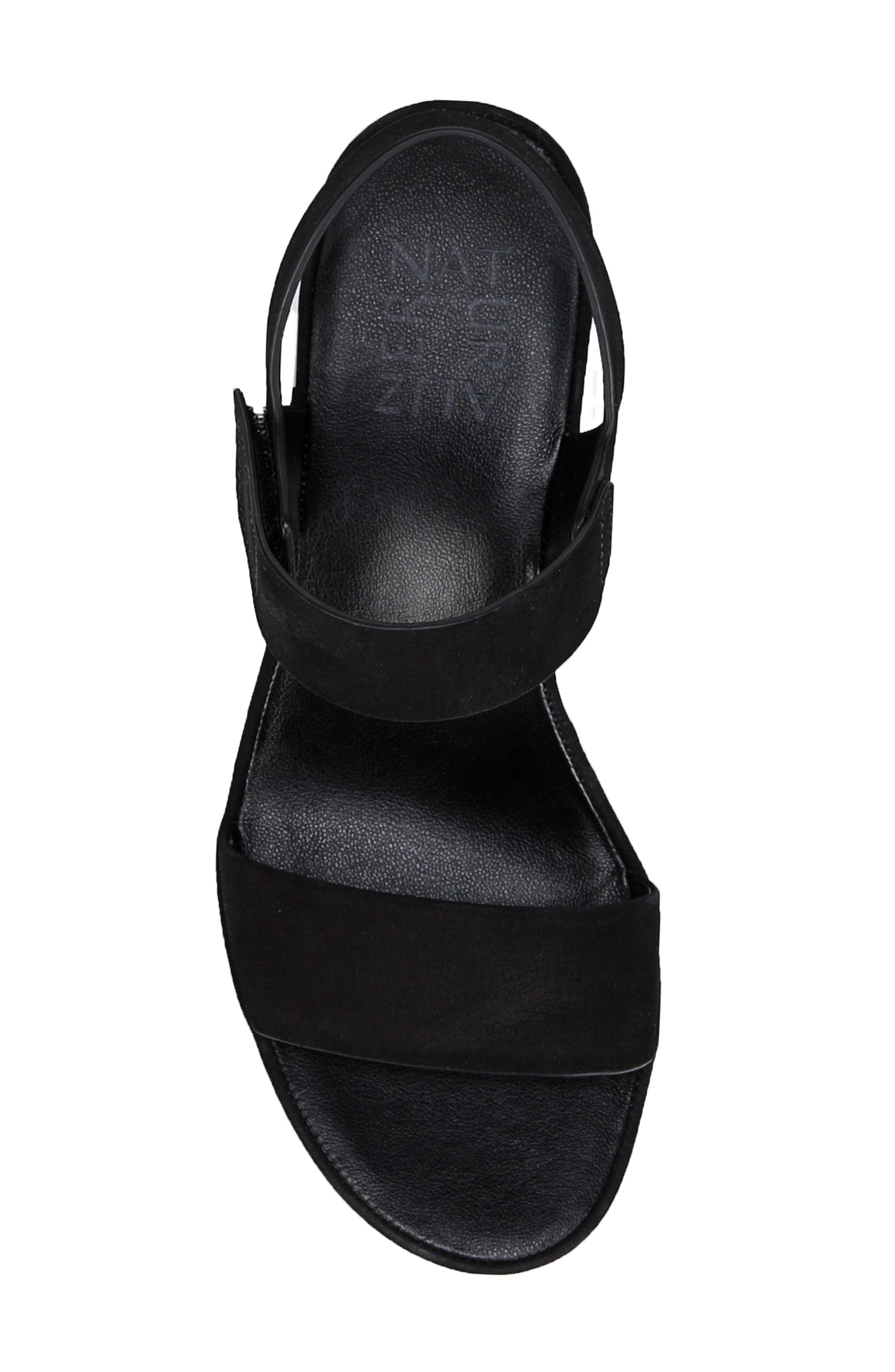 Genn Block Heel Sandal, Alternate, color, BLACK